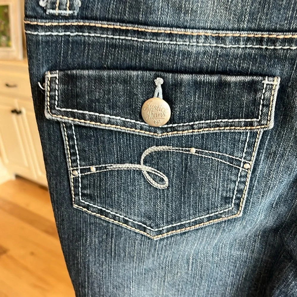 Justice Jeans Simply Low Boot Cut Girls 10.5